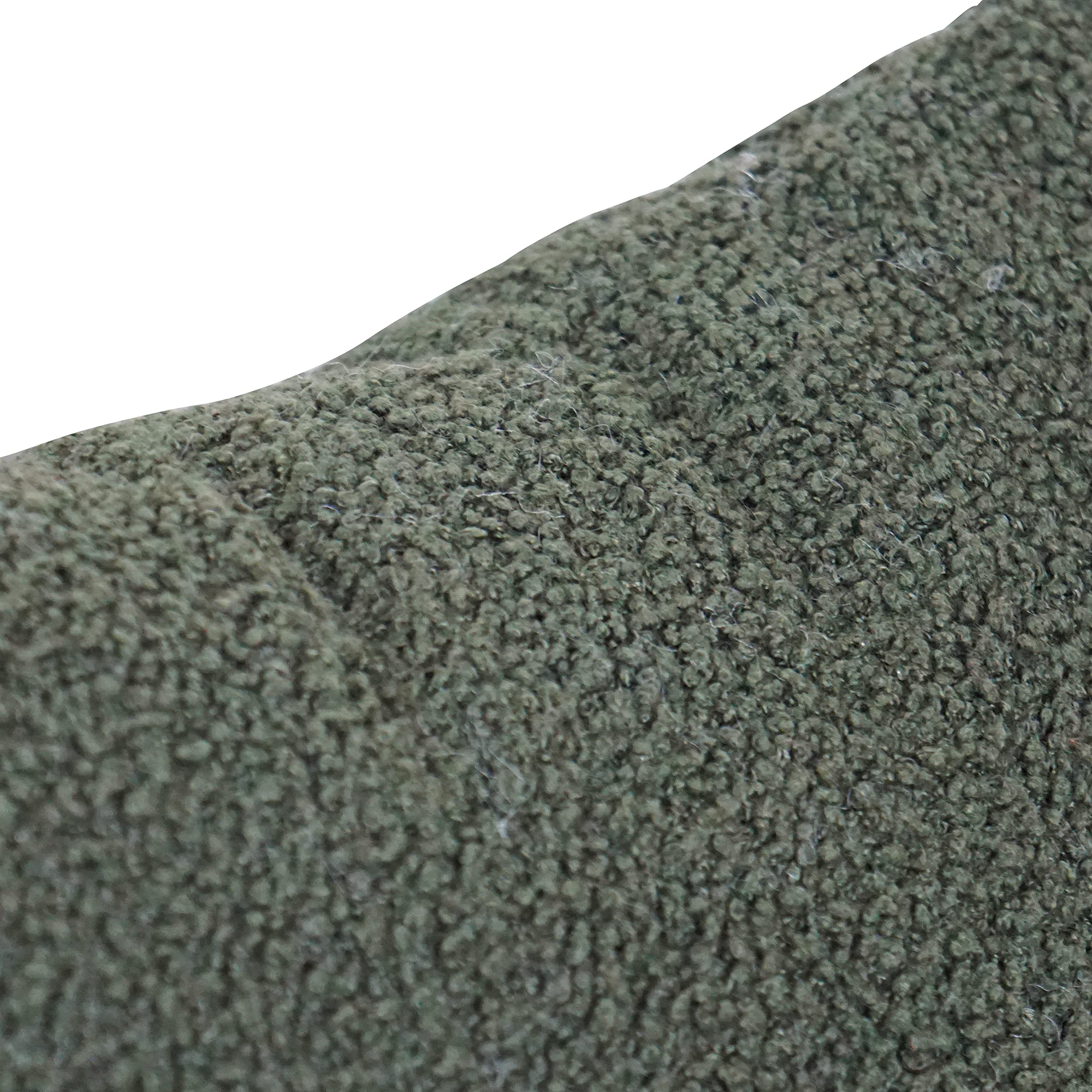 Blazing Needles Square Faux Fur Throw Pillow, 17&quot;, Turell Army