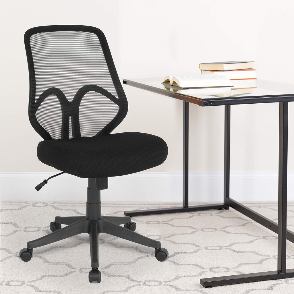Flash Furniture Salerno Series High Back Black Mesh Office Chair