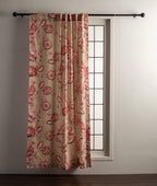 Maison d' Hermine Curtains 100% Cotton Single Panel Curtain 50 Inch x 84 Inch Easy Hanging with a Rod Pocket & Loop for Bathroom