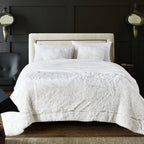 Chanasya Premium Solid Faux Long Fur Throw Blanket - Soft, Fuzzy Throw Blanket - For Bed Or Couch - 108' X 86' (King Size) - W