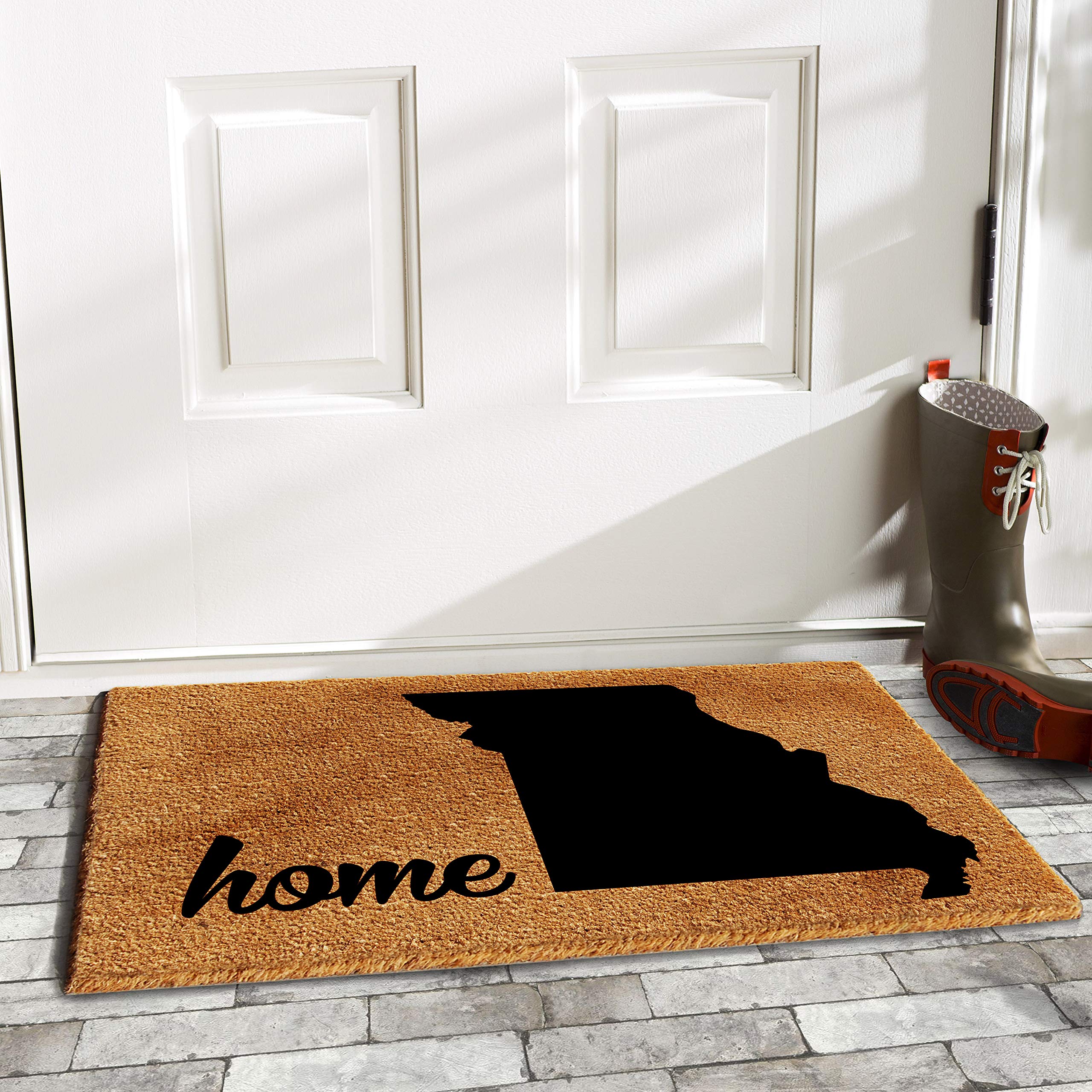 Calloway Mills 105292436 Missouri Doormat, 24' X 36', Natural/Black