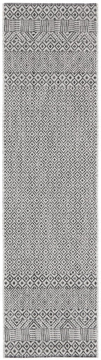 Safavieh Courtyard Collection 2'3' X 8' Grey/Black Cy8235 Indoor/ Outdoor Patio Backyard Mudroom Runner Rug