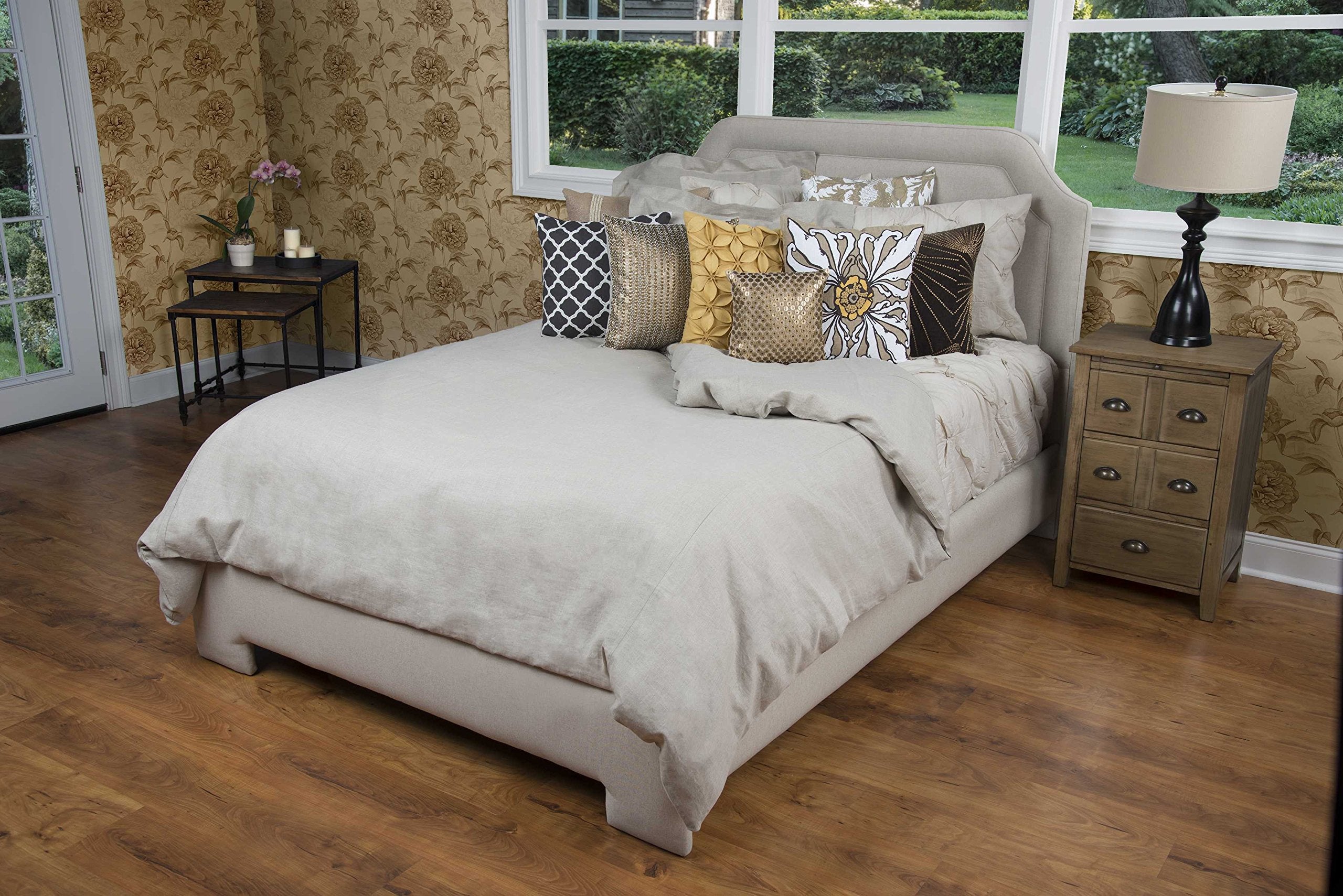 Rizzy Home | BT1759 | Duvet | 90&quot;x92&quot; Brown/Neutral/ Solid