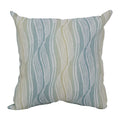 Blazing Needles Square Polyester Jacquard Throw Pillow, 17", Clove Seagla