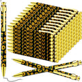 Yexiya 56 Pieces Sunflower Pens Ballpoint Pens Click Ball Pens Reusable Retractable Journaling Pens Sunflower Party Favors Black