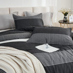 Litanika King Comforter Set Mineral Blue - 3 Pieces Lightweight Fluffy Bedding Comforter Sets, All Season Down Alternative Comfo
