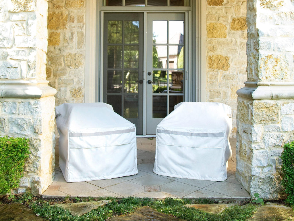 Covermates Outdoor Chair Cover - Premium Polyester, Weather Resistant, Drawcord Hem, Seating And Chair Covers, 30W X 26D X 33H, Stone