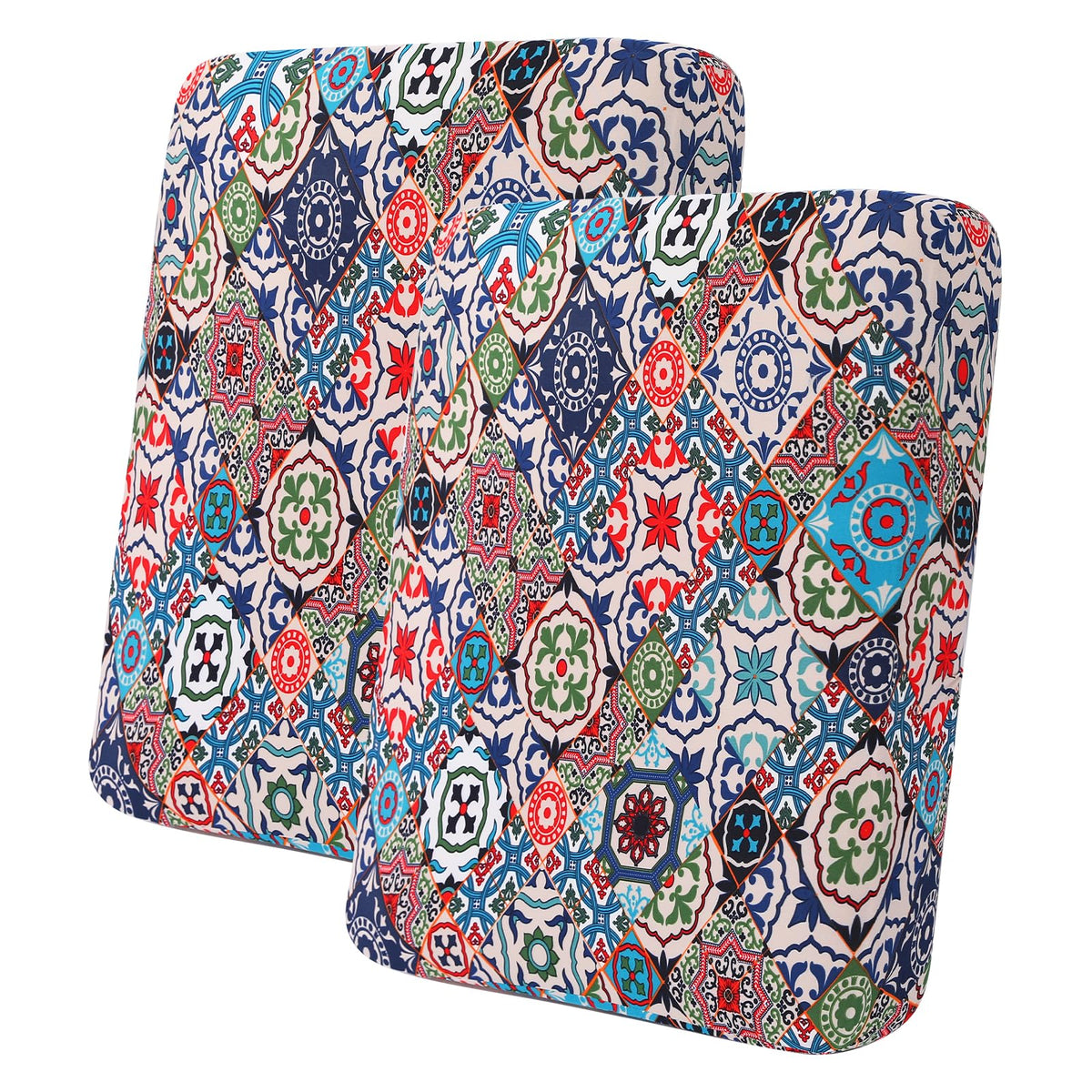 Hyha Printed Couch Cushion Covers, Floral Sofa Cushion Covers, Magic Sofa Covers Washable, Stretch Couch Covers For 2 Cushion Co
