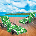 Ruikyhom Lounge Chair Towel Cover, Chaise Lounge Cover (Pack Of 2), Beach Chair Covers With 3 Pockets For Pool Sunbathing Beach