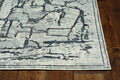 HomeRoots 7' Grey Machine Woven Abstract Indoor Runner Rug