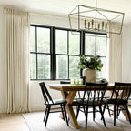Twopages Double Layer Lined Curtain Light Khaki Linen Blend Light Filtering Pinch Pleat Curtain For Kitchen, Room Darkening Wind