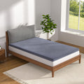 Vecelo Gel Infused Memory Foam Mattress Topper Twin Size, 2 Inch Fresh Cooling Mattress Pad With Washable Cover For Twin Mattres