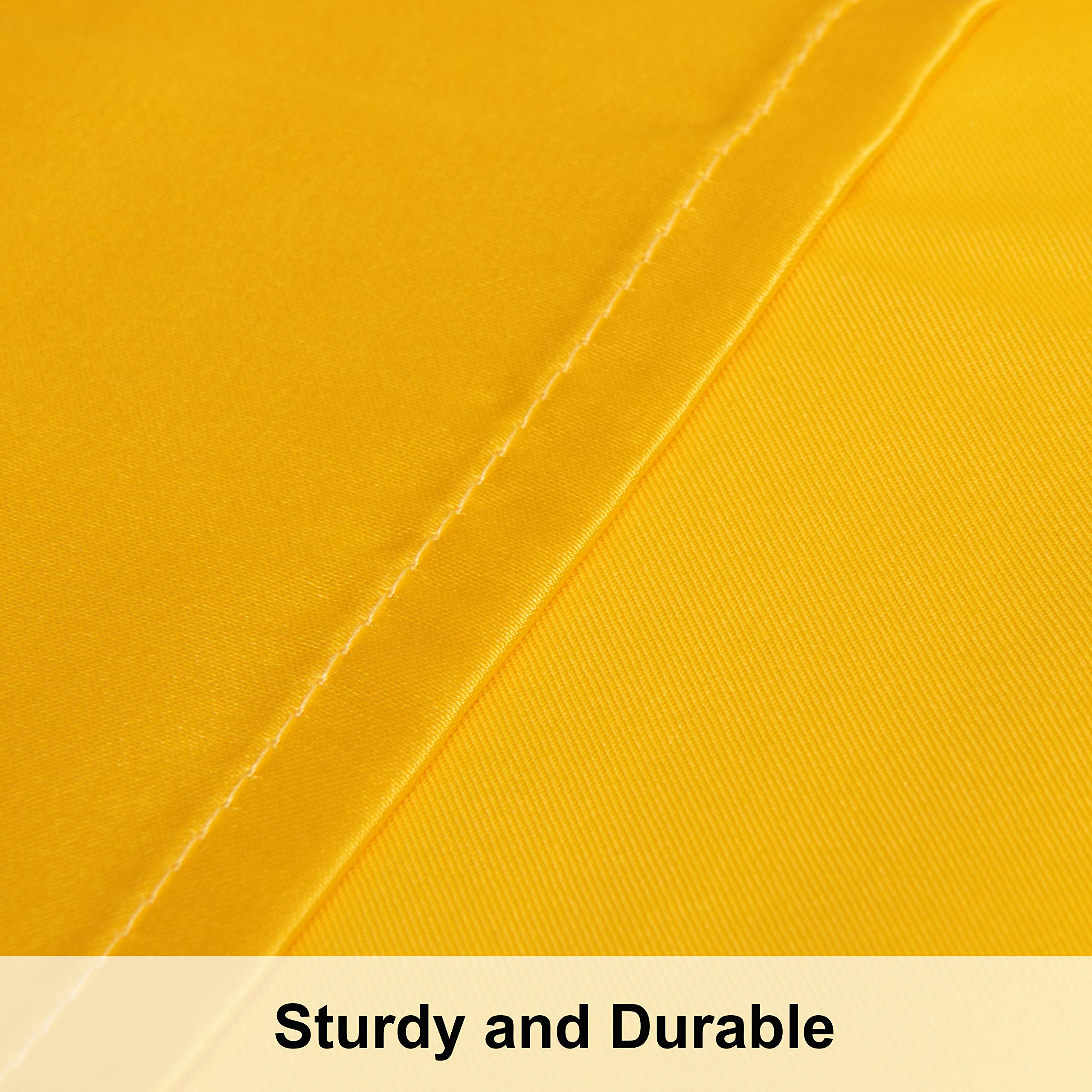 Ntbay Satin Body Pillowcase For Hair And Skin, Luxurious And Silky Pillow Case With Envelope Closure, 20X54 Inches, Yellow