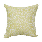 Blazing Needles Square Polyester Jacquard Throw Pillows, 17", Florian Pineap 4 Count