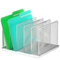 Kuntine.B Desk File Organizer Upright Mesh Desktop Organizer File Sorter Office Organization File Holder for Home, Office & Clas