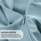 Infiixso Mulberry Silk Pillowcase For Hair And Skin, Silk Pillow Cases Queen Size Set Of 2 With Hidden Zipper 20''X30'', Ultra S