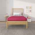 NapQueen 5 Inch, Twin Mattress, Memory Foam Pink Mattress - Medium Feel - CertiPUR-US Certified - Twin Bed Mattress in a Box, Br
