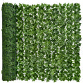 Dearhouse Artificial Ivy Privacy Fence Wall Screen, 117.9X59 Inch Artificial Hedges Fence And Faux Ivy Maple Leaf Decoration For