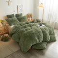 Xege Cozy Plush Shaggy Duvet Cover, Luxury Soft Fluffy Furry Solid Color Comforter Cover, 1 Pc Bedding For Girls Women Bedroom (