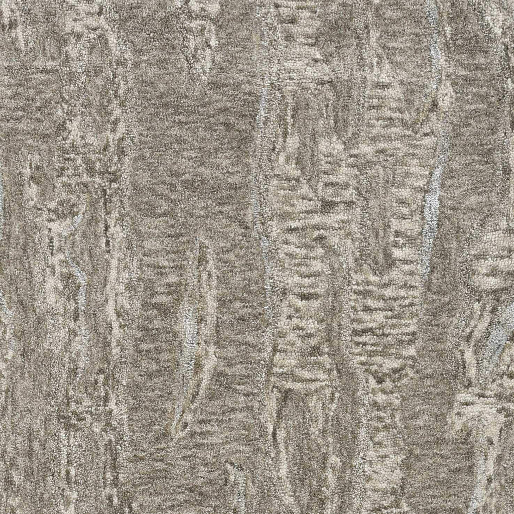 HomeRoots Wool/Viscose 3' x 5' Sand Plain Wool Area Rug with Highlights