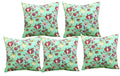 Jaipur Block Print Cotton Cushion Cover 16X16 Inch Set Of 5 Pcs 0026