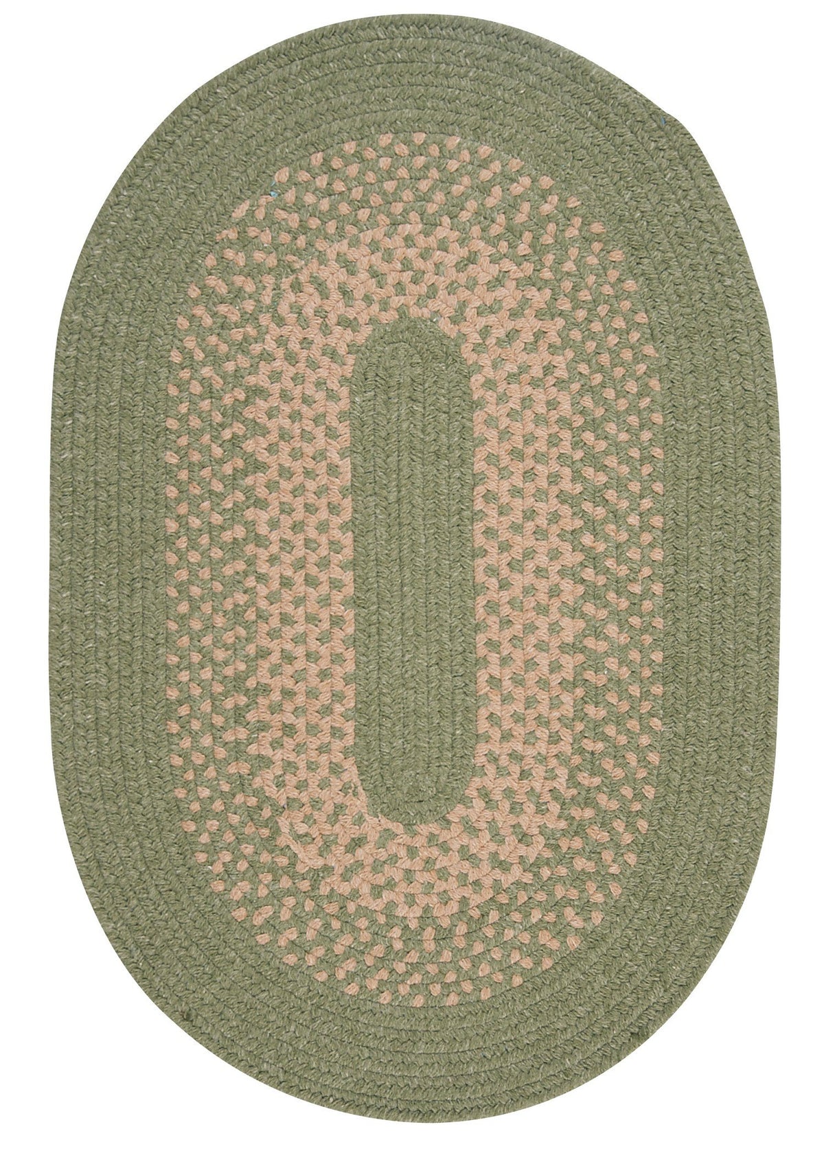 Jackson Oval Area Rug, 2 By 4-Feet, Palm