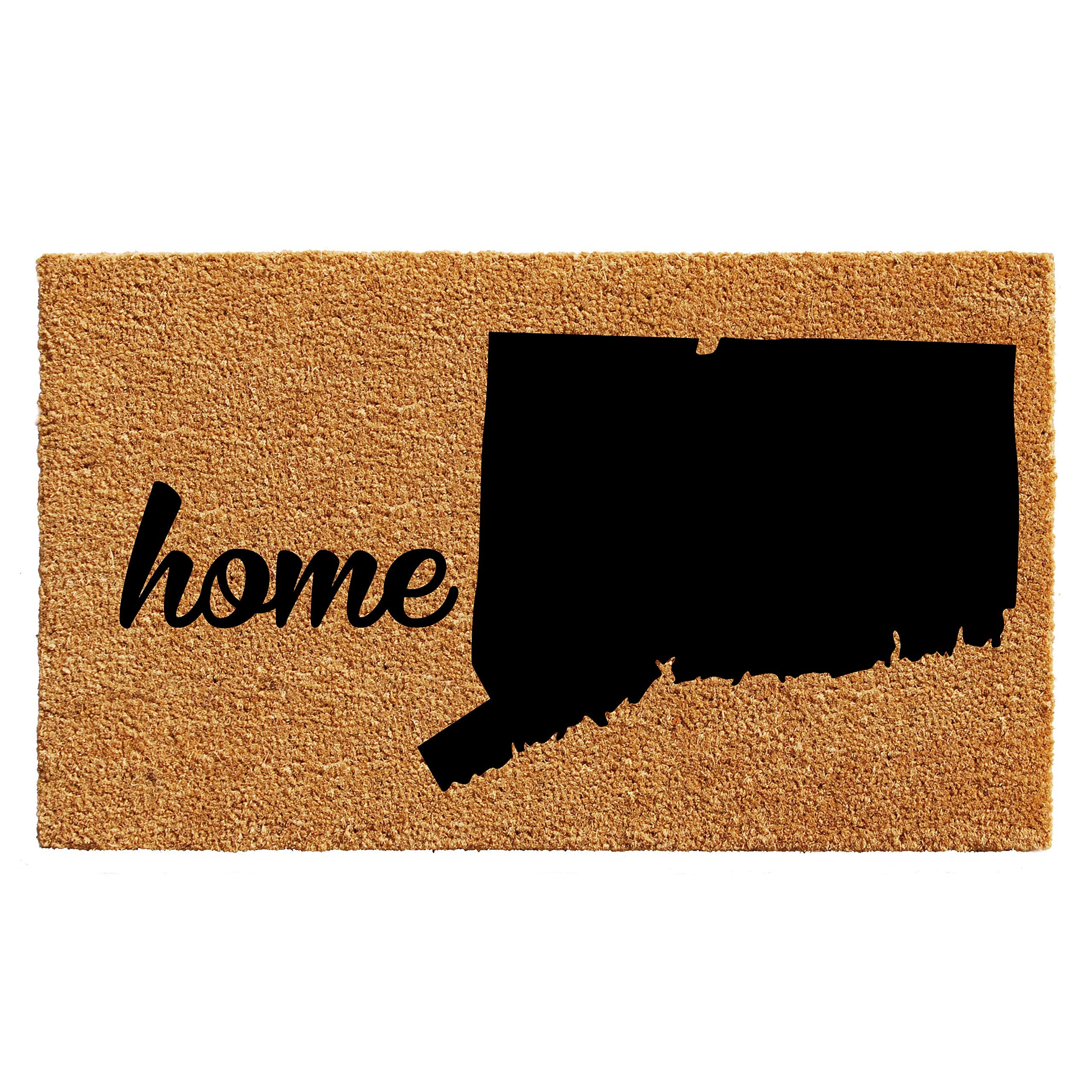 Calloway Mills 105182436 Connecticut Doormat, 24' X 36', Natural/Black