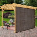 Abrotain Fence Privacy Screen Balcony Sun Shade Cloth 6'6'X9'9' 80% Shade Fabric Outdoor Patio Screens Mesh Panels Apartments