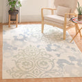 SAFAVIEH Adirondack Collection Area Rug - 10 x 14, Ivory & Blue, Contemporary Design, Stain Resistant, Ideal for High Traffic 
