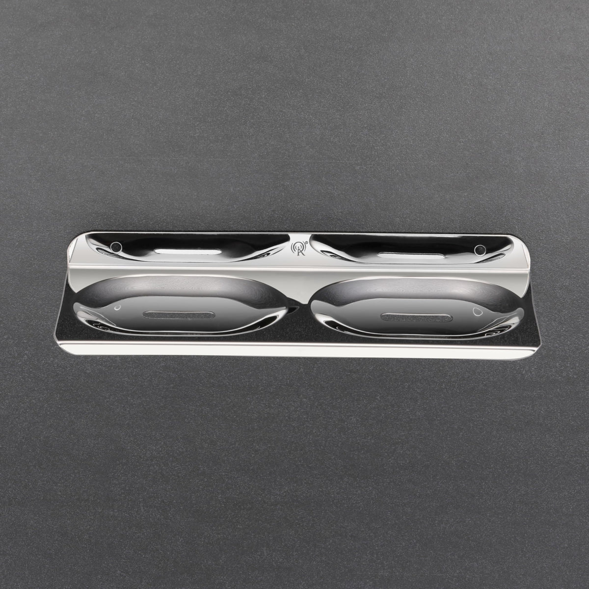 Raxon Innovation Stainless Steel Round Shape Double Soap Dish l Soap Case I Soap Holder I Soap Stand Corrosion Free Double Soap