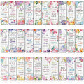 Chinco 30 Pcs Christian Bookmarks Magnetic Bible Verse Bookmarks Religious Scripture Inspirational Church Supplies Motivational