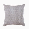 Levtex Home - Mockingbird - Euro Shams Set Of Two - (26X26In.), No Insert - Stamped Floral Print - Dark Grey, Light Grey, Cream