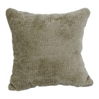 Blazing Needles Square Faux Fur Throw Pillows, 17", Elton Taupe 4 Count
