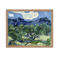 Poster Master Vintage Van Gogh Poster - Retro Impressionism Print - Gift for Artist, Painter - Olive Trees, Sky, Mountain, Aesth