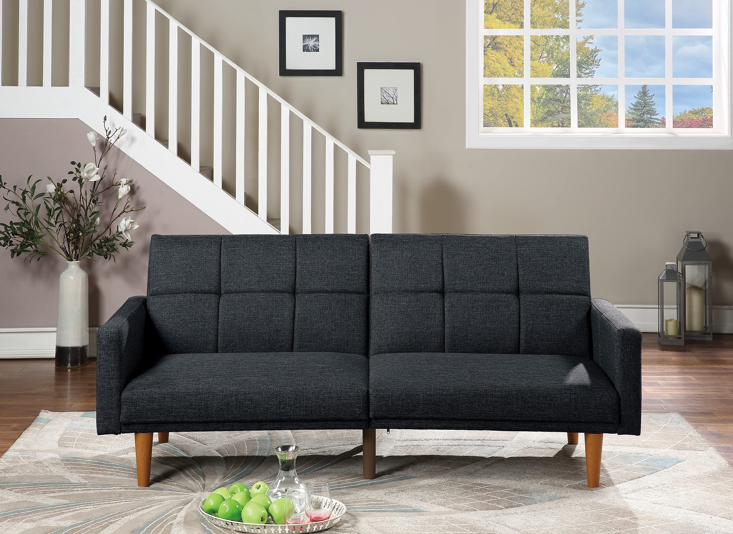 Poundex PDEX-F8507 Sofas, Black