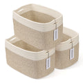 Cotton Rope storage Basket Bins Woven Basket for Organizing Shelves Rectangle Decorative Baskets For storage Clothes Toys Books 