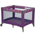 Cosco Funsport Compact Portable Playard, Lightweight, Easy Set up, Foldable Baby Playpen with Carry Bag, Butterfly Twirl