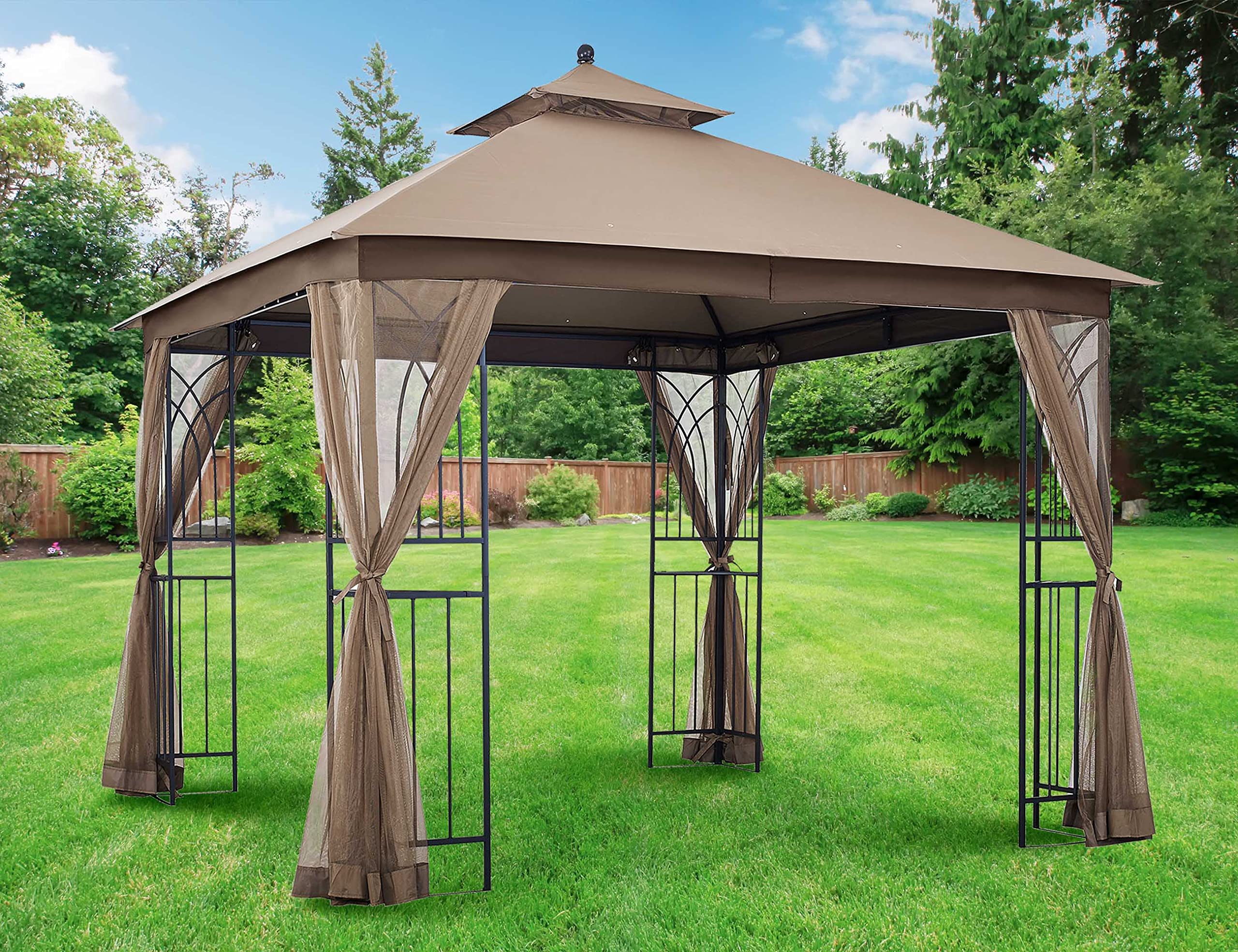 Apex Garden Harmony Ii 10 Ft. X 10 Ft. Gazebo (Harmony 10 Ft. X 10 Ft. Gazebo)