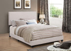 Coaster Home Furnishings Boyd Transitional Fabric Upholstered Full Size Panel Bed Frame 50-inch Headboard Ivory 350051F