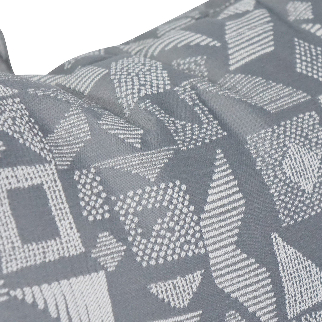 Blazing Needles Square Polyester Jacquard Throw Pillows, 17", Nina Greyst 4 Count