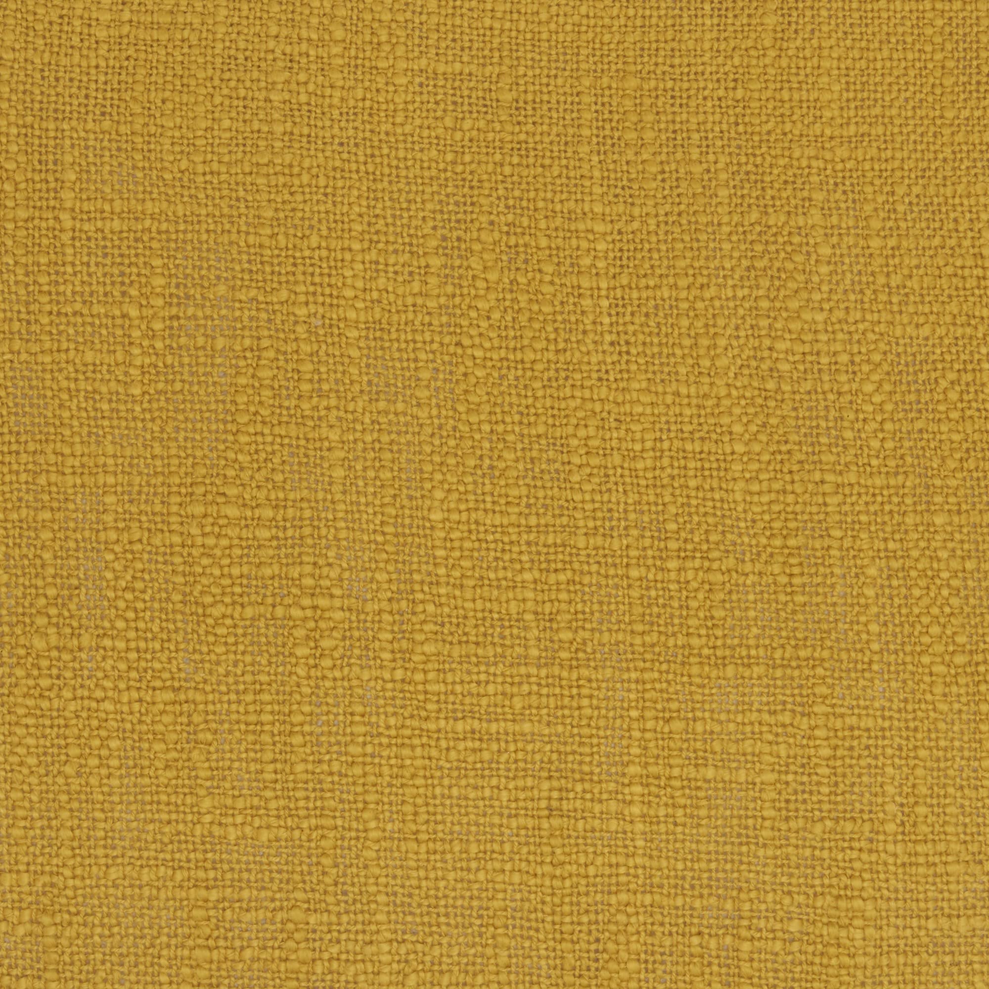 HomeRoots 100% Cotton Mustard Solid Woven Throw Pillow