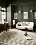 Loloi Chris Loves Julia X Humphrey Collection, Natural & Moss 5'-0'' X 7'-0'' Area Rug - Plaid Accent Rugs For Living Room, Bedr