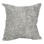 Blazing Needles Square Jacquard Throw Pillows, 17", Paislfrt Mica 2 Count