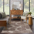 Nourison Garden Oasis Indoor/Outdoor Natural 6' X 9' Area Rug, Easy Cleaning, Non Shedding, Bed Room, Living Room, Dining Room,