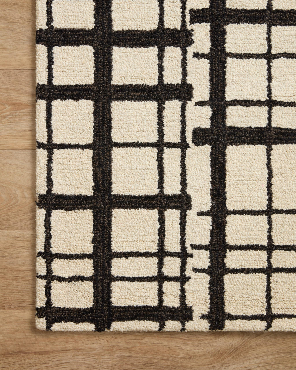 Loloi Chris Loves Julia X Polly Black/Ivory 9'-3'' X 13' Area Rug