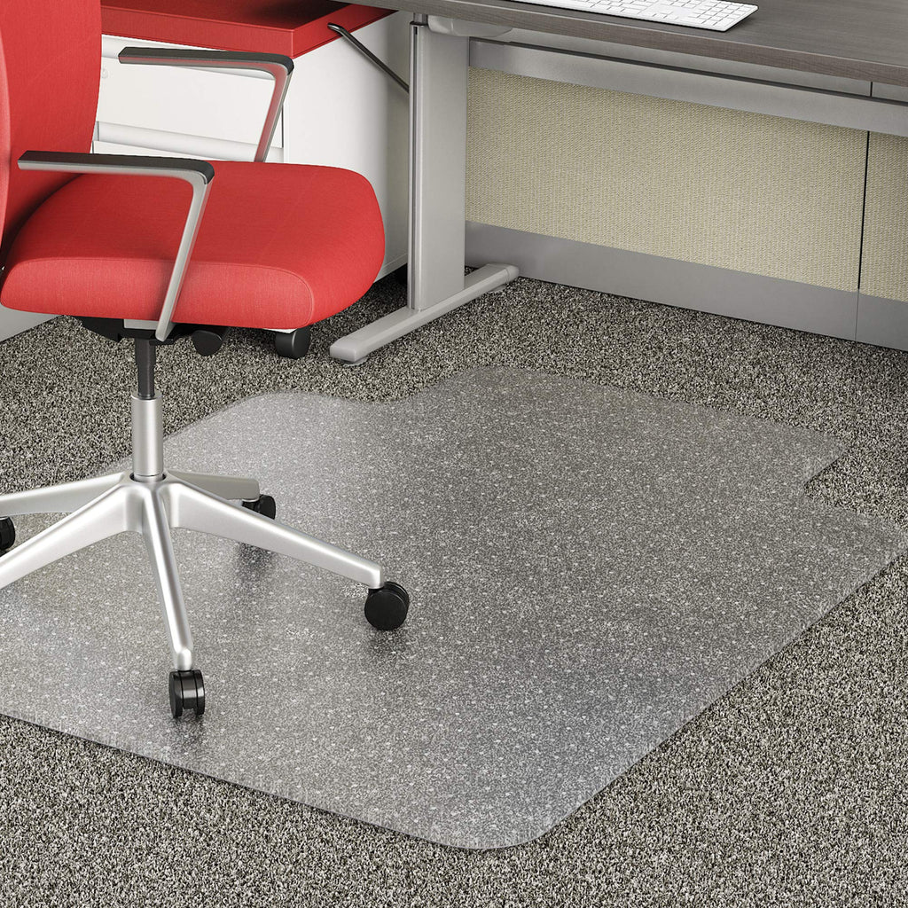 Lorell, Llr69159, Wide Lip Low-Pile Chairmat, 1 Each, Clear