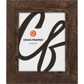 Craig Frames American Barn, 30x35 Picture Frame, Faux Barnwood, Brown Oak