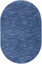 Nourison Essentials Indoor/Outdoor Navy Blue 6' X 9'Oval Area Rug, Easy Cleaning, Non Shedding, Bed Room, Living Room, Dining Room, Backyard, Deck, Patio (6X9 Oval)