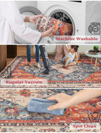 SERISSA Runner Rug Tribal Medallion/Multi Polyester 2x6