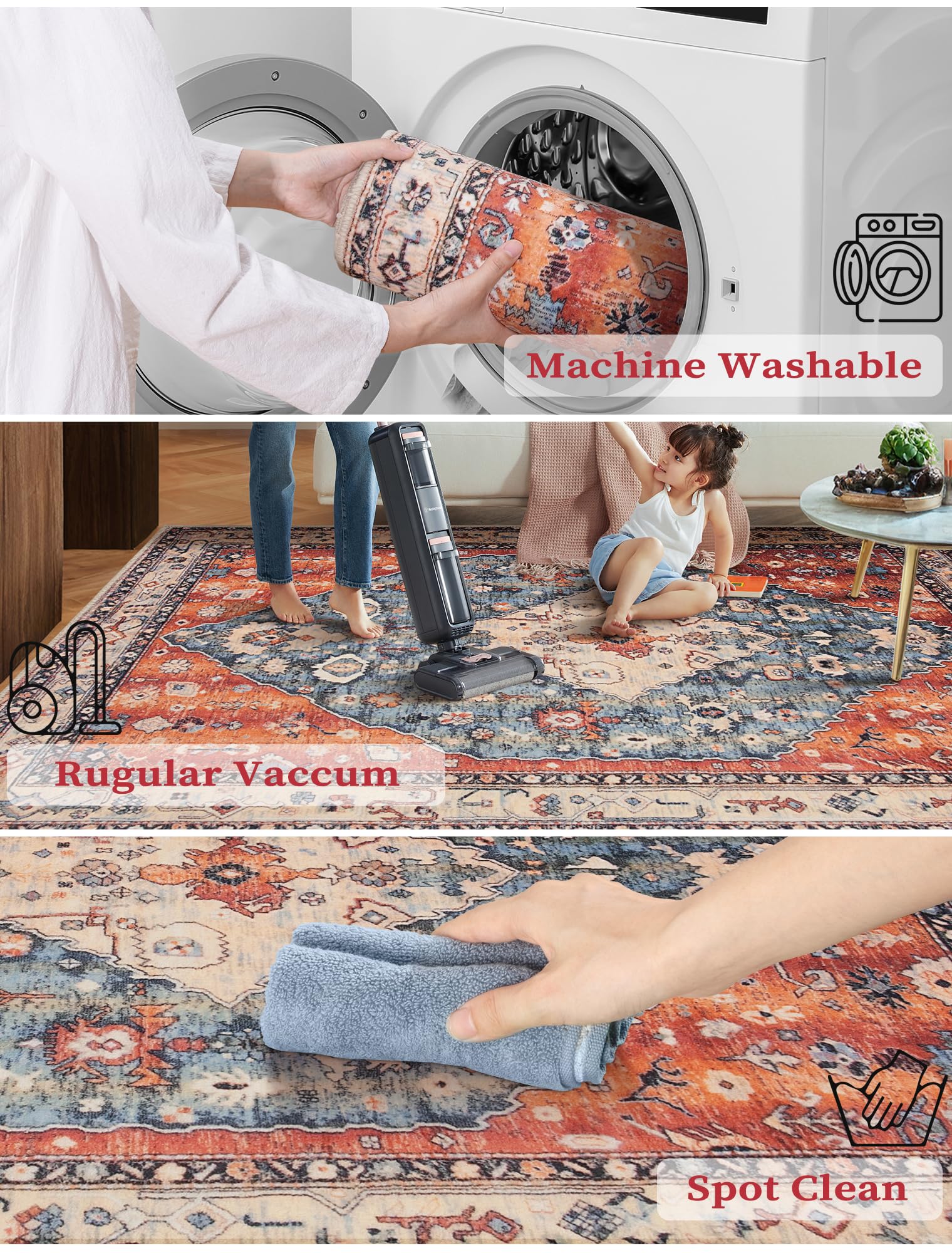 SERISSA Runner Rug Tribal Medallion/Multi Polyester 2x6